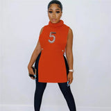 5 Vest Shirt - Orange